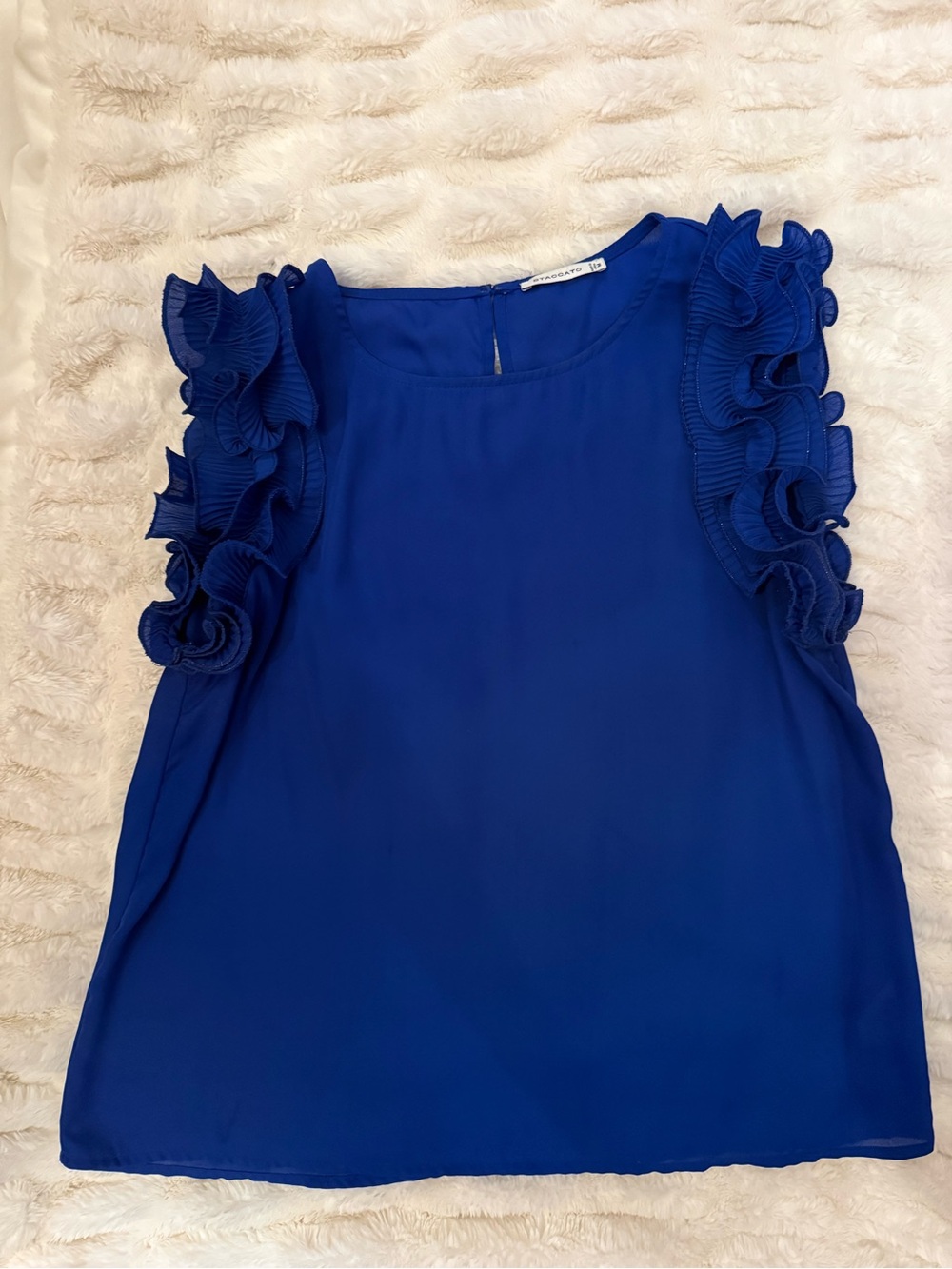 Staccato Royal Blue Sleeveless Top